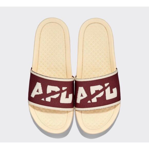 New men’s APL techloom vanilla burgundy sea salt size sandals slides 8 main image 4